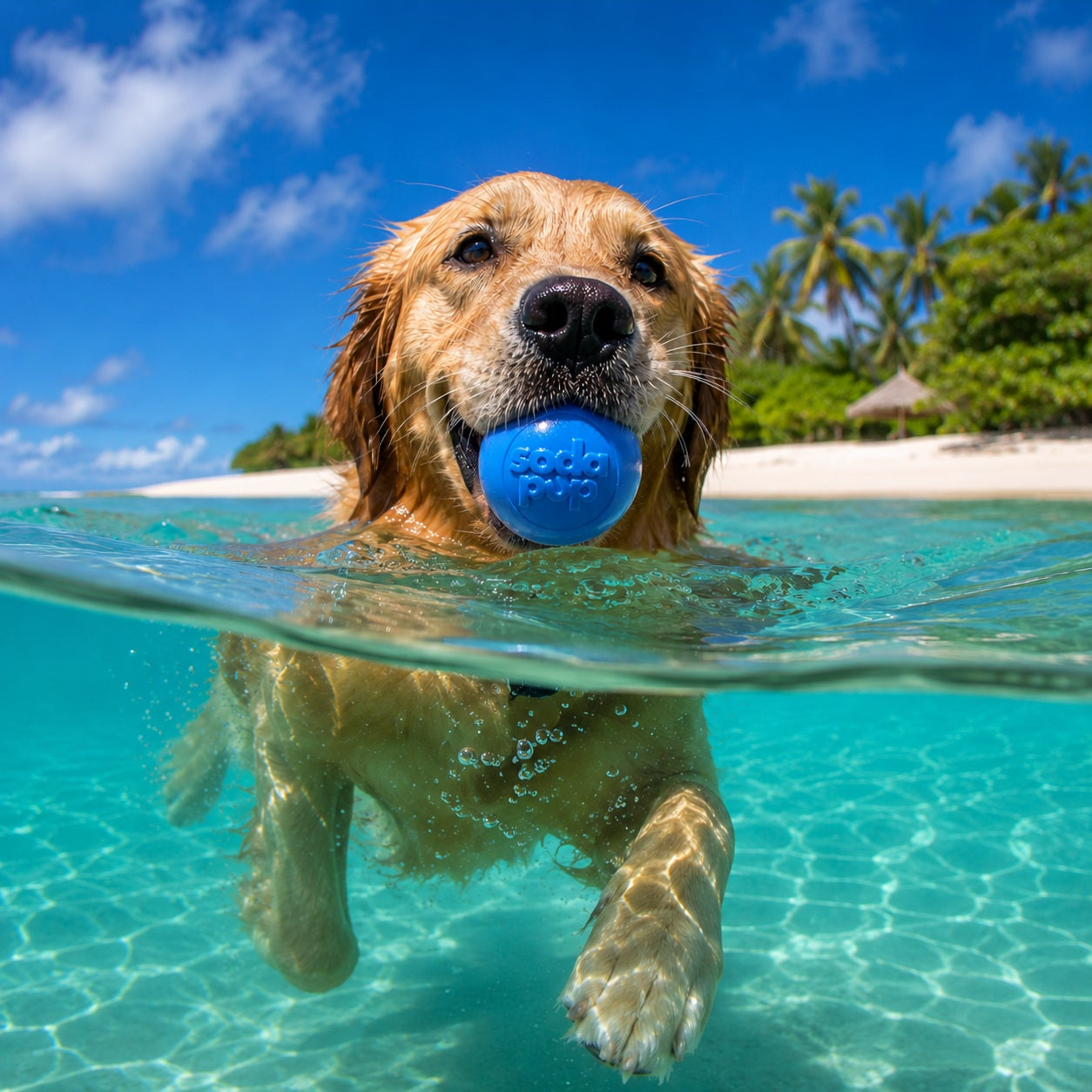 SodaPup PUP-X Squeak Ball